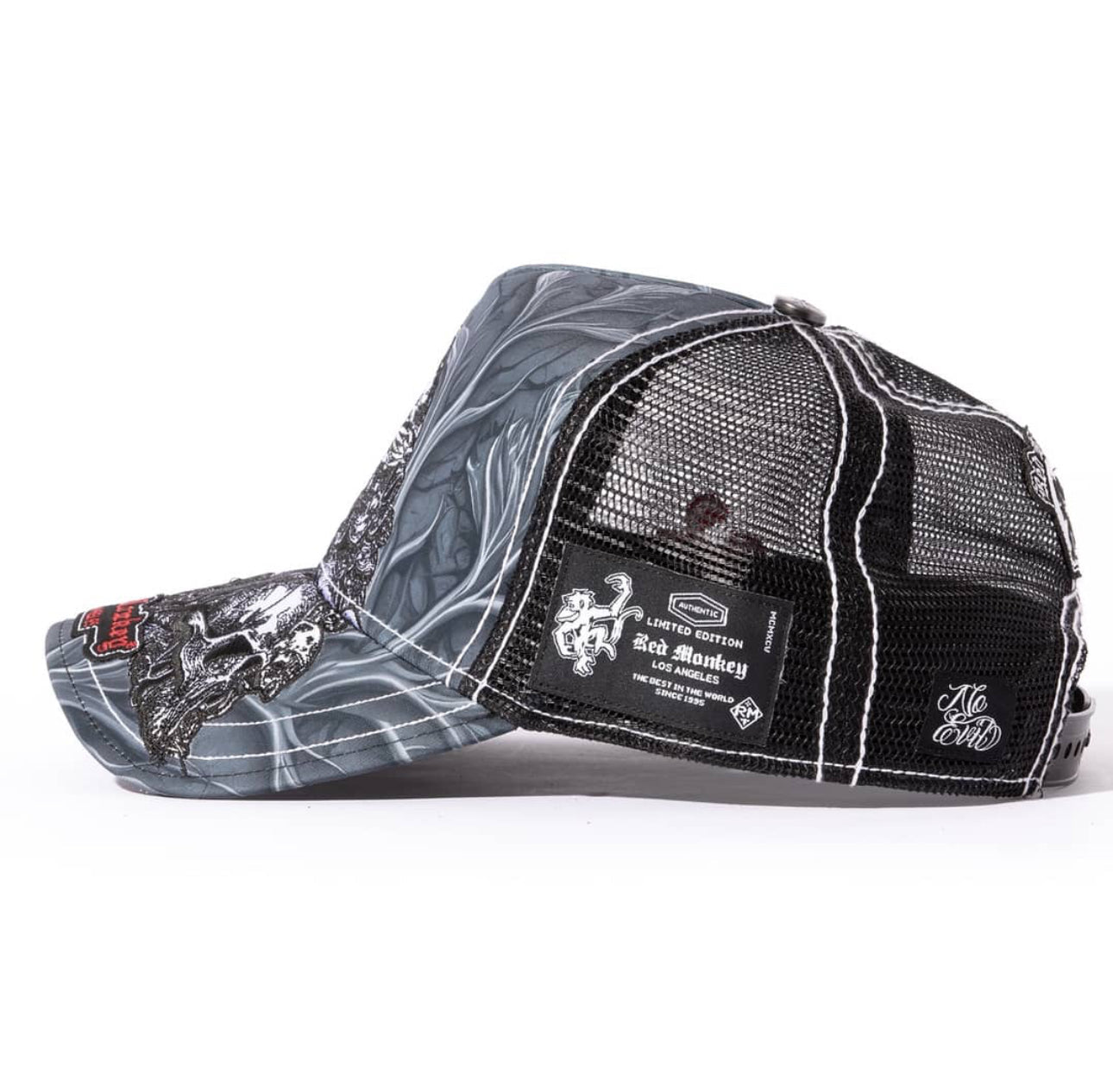 Red Monkey Hear See Speak No Evil