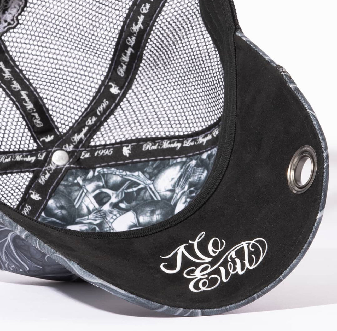 Red Monkey Hear See Speak No Evil