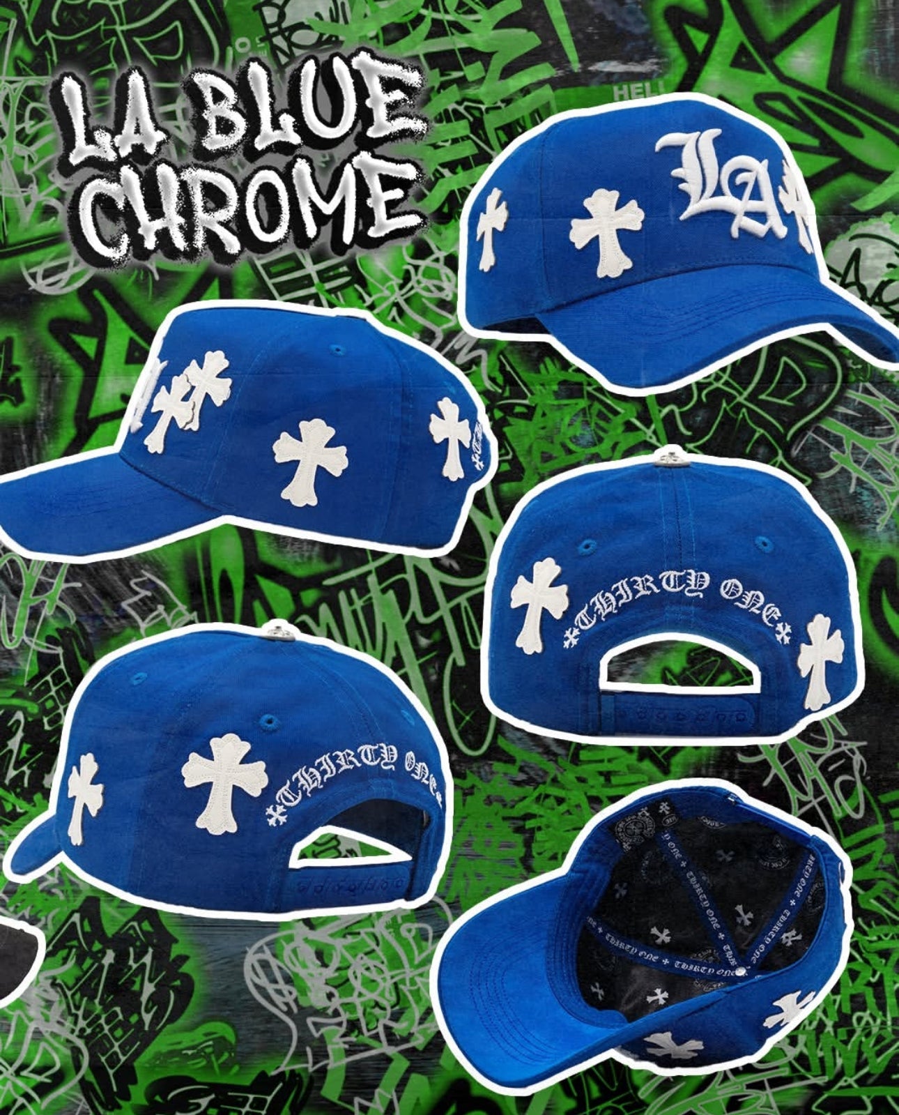 31 Hats “LA Blue Chrome”