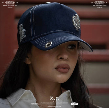 Red Monkey Rich - Micro-Suede Navy