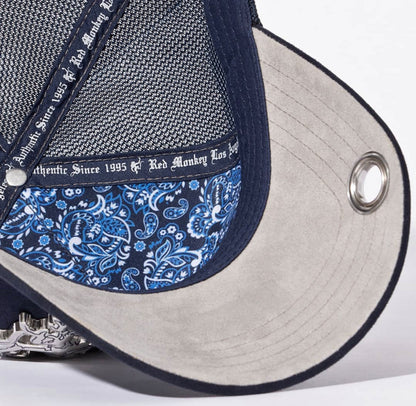 Red Monkey Rich - Micro-Suede Navy