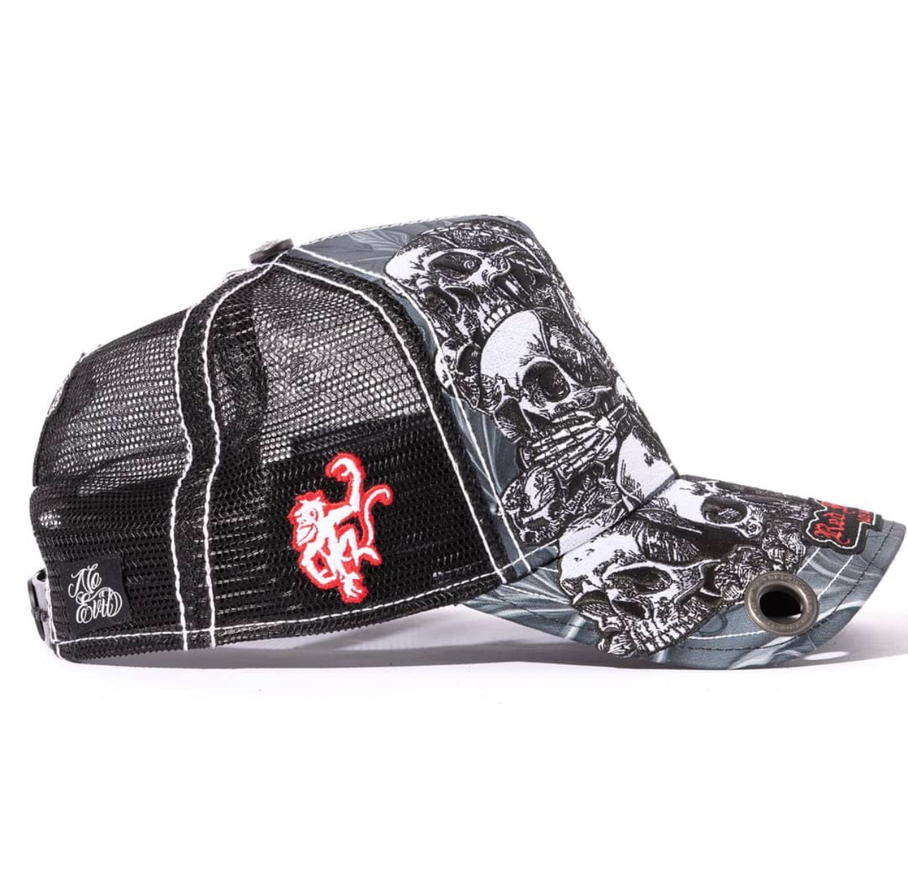 Red Monkey Hear See Speak No Evil