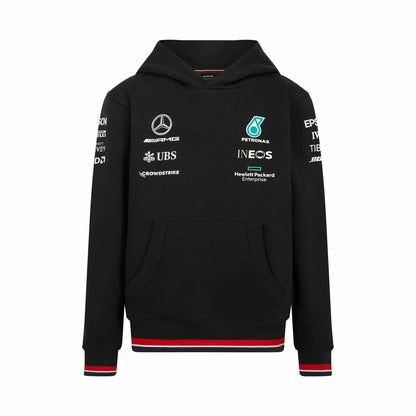 Mercedes Benz AMG Petronas F1 2022 Kids Team Hooded Sweatshirt