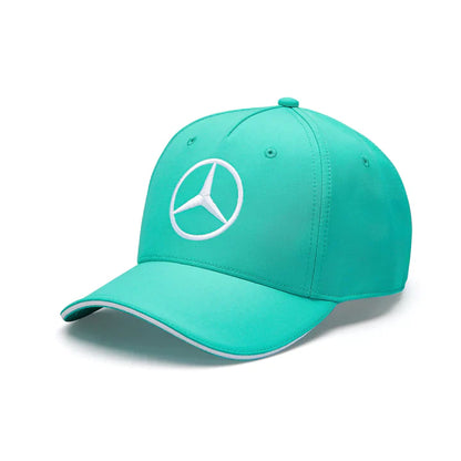 Mercedes AMG Petronas F1 2023 Team Baseball Hat- Black/White/Green