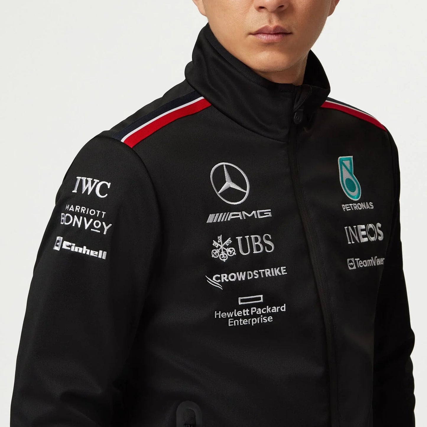 Mercedes AMG Petronas F1 2023 Men's Team Softshell Jacket
