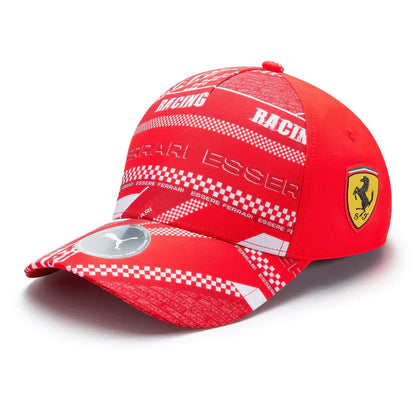 Scuderia Ferrari F1 Graphic Baseball Hat - Black/Red