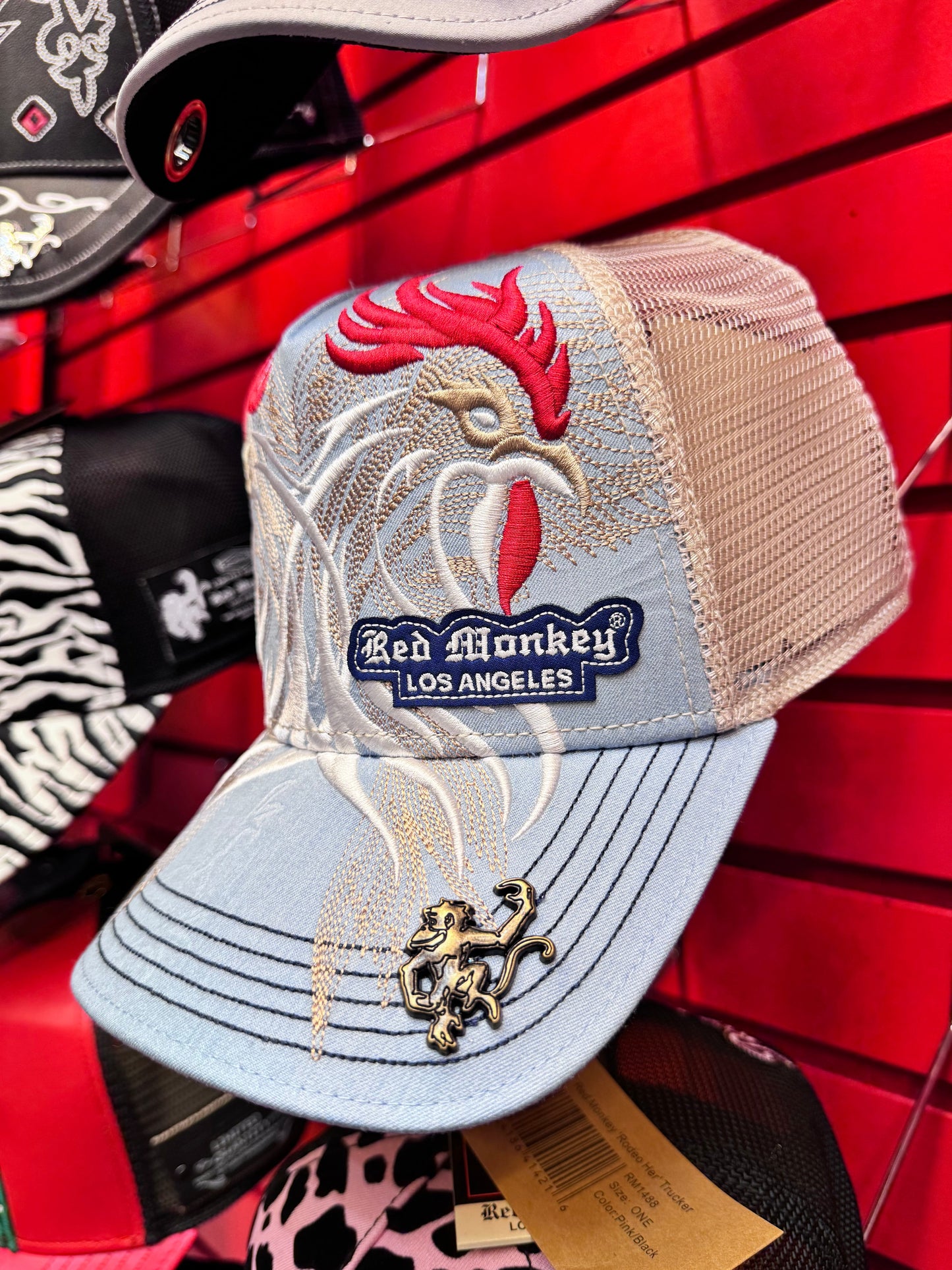 Red Monkey Rooster '24 - Denim