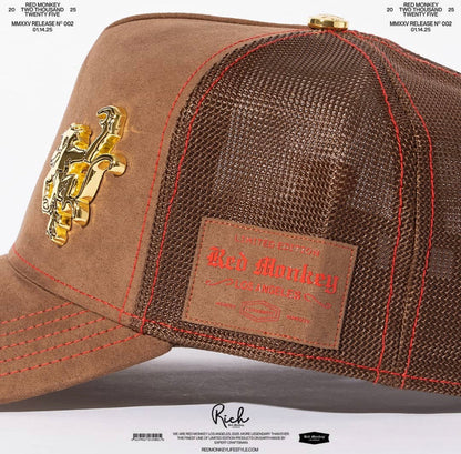 Red Monkey Rich - Micro-Suede Brown