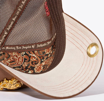 Red Monkey Rich - Micro-Suede Brown