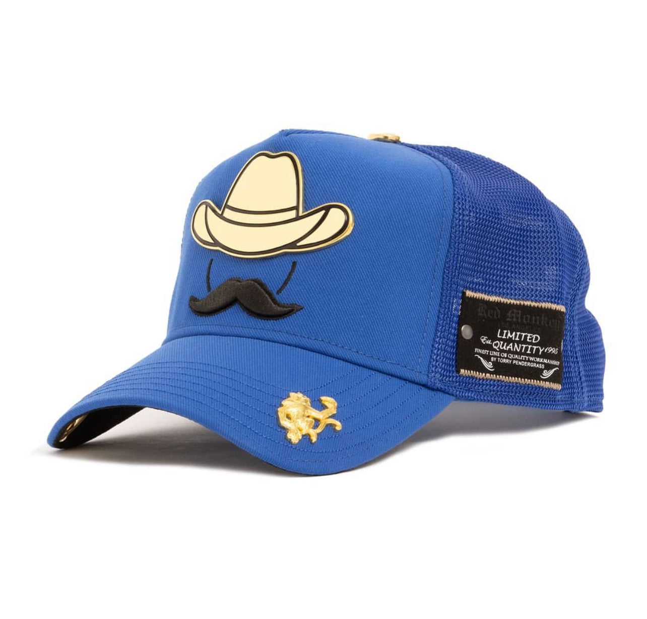 Red Monkey El Señor Del Sombrero - Blue