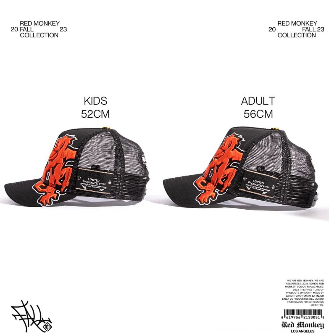 Red Monkey Gran Clasico Kids - Black