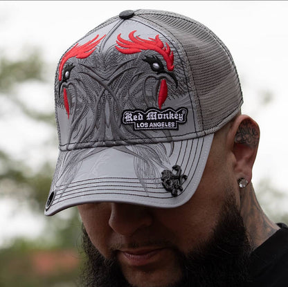 Red Monkey Rooster '24 - Grey
