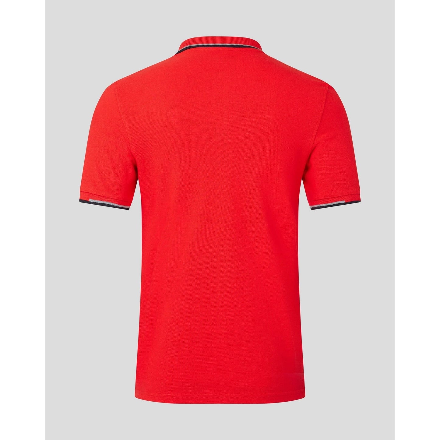 Red Bull Racing F1 Core Logo Polo - Flame Scarlet/Grey/Night Sky/White