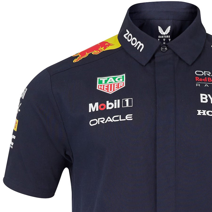 Red Bull Racing F1 Men's 2024 Team Button Down Shirt