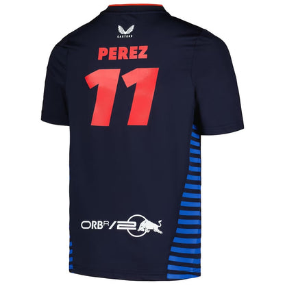 Red Bull Racing F1 Kid's 2024 Sergio "Checo" Perez Team T-Shirt- Youth Navy